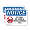 Signmission No Food Or Drink In Manufacturing Area Sign With Symbol, 18 in W x Rectangle, Vinyl Decal OS-2PACK-NS-D-1218-L-14593 - alternate 1